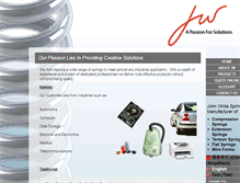 Tablet Screenshot of jwsprings.com